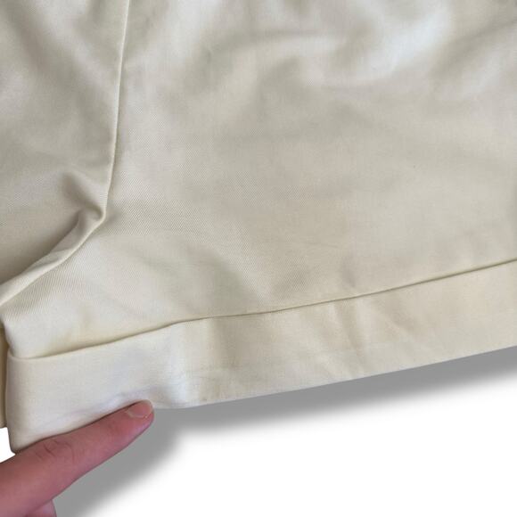 Endless Rose Cream Tailored High Waist Shorts‎ Resort Anthropologie Vibes Medium - Picture 8 of 12